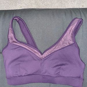 Purple forever 21 sports bra